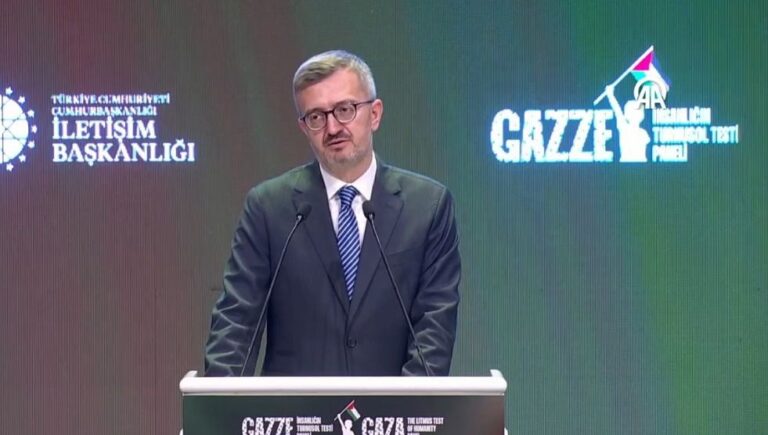 cumhurbaskanligi iletisim baskani burhanettin duran israil soykirim sucundan kacamayacak Eue5sqWK