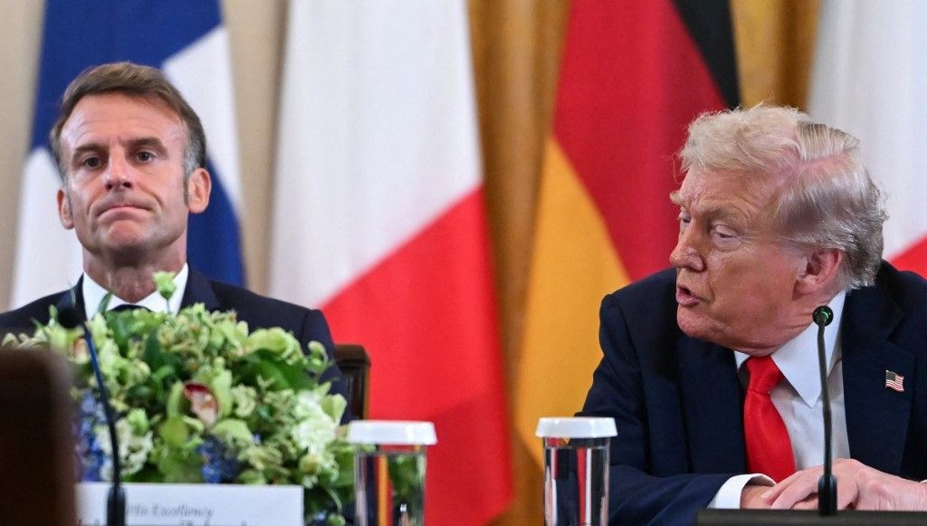 polis trumpin konvoyu icin yanlislikla macronun aracini durdurdu swrZMEBX