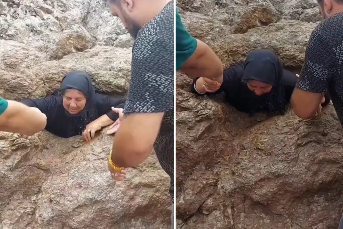 her yil binlerce kisi geliyor alevi vatandaslarin gecmek icin siraya girdigi delik IIpxvxMC.jpg